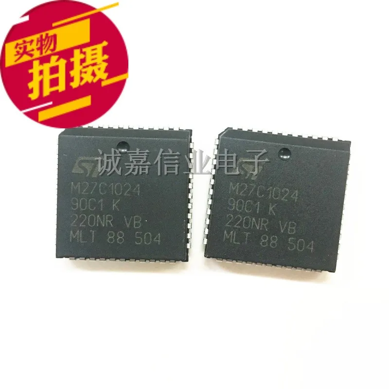 5pcs/Lot M27C1024-90C1 PLCC-44 EPROM 64 k x 16 1 MB Supply Voltage:5V Operating Temperature:- 40 C-+ 70 C