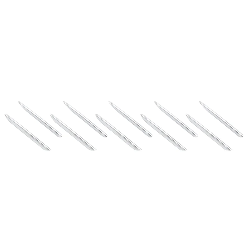 

5X Front Fog Lamp Cover Eyebrow Eyelid Garnish Outer Foglight Trim For Honda Civic 10Th 2016-2018
