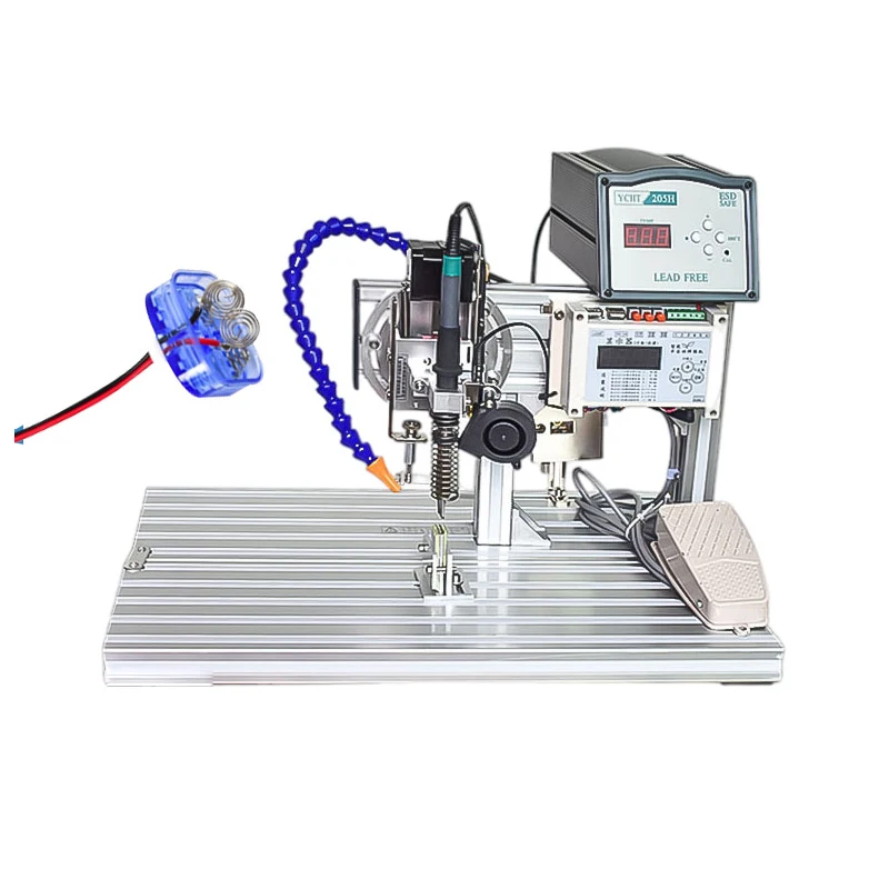 

220V/110V Semi-automatic Soldering Machine Aviation Plug Wires Welding Machine 2 Modes Soldering Station Welding Solder Iron