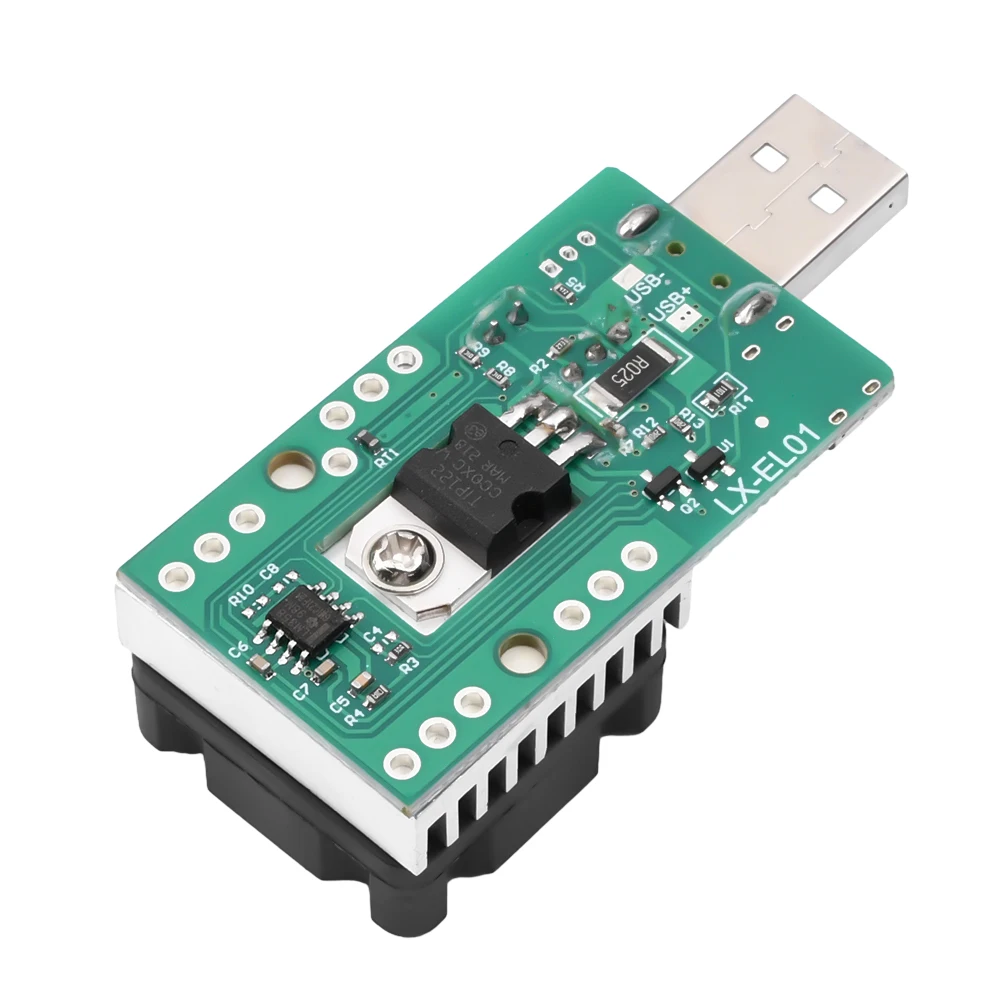 Imagem -02 - Carregador Eletrônico Tester Descarga de Energia Resistor Ajustável Módulo de Teste com Ventilador Usb Tipo-c 0.15a 3a 18w 22.5w 3.7v 13v