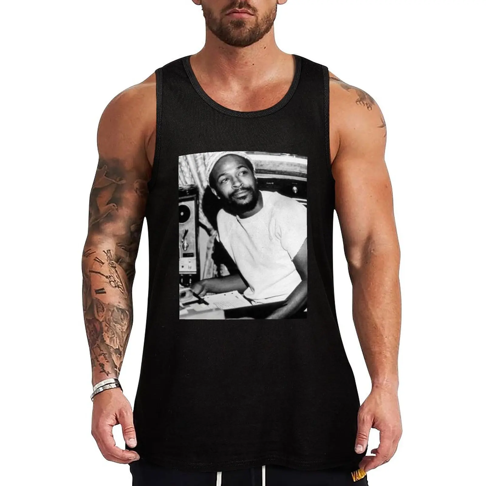 marvin gaye art Tank Top Performance Athletic Tank Top Workout Running Shirt