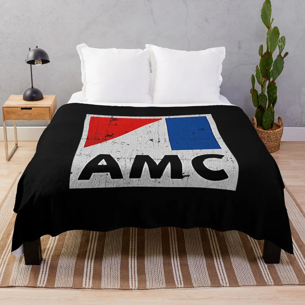 

Vintage AMC American Motors Corporation T-Shirt Throw Blanket Picnic Blankets For Sofas Blankets