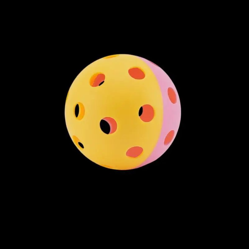 New Indoor Pickleball Balls Paddle Ball 72mm Pickleball Sport Training Practice Plastic Pickleball Hollow Balls