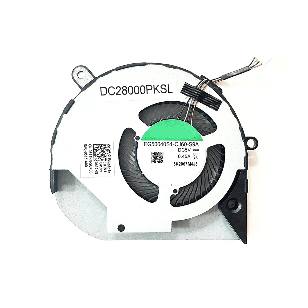 06T7HN 6T7HN Laptop CPU Fan For DELL For Latitude 5510 For Precision 3540 EG50040S1-CJ60-S9A DC5V 0.45A DC28000PKSL New