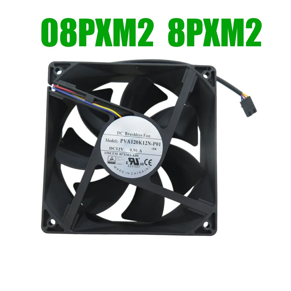 

For DELL For Precision Tower 7910 08PXM2 8PXM2-A00 PVA120K12N-P01-04 DC12V 0.90A 4PIN Front Cooling Fan