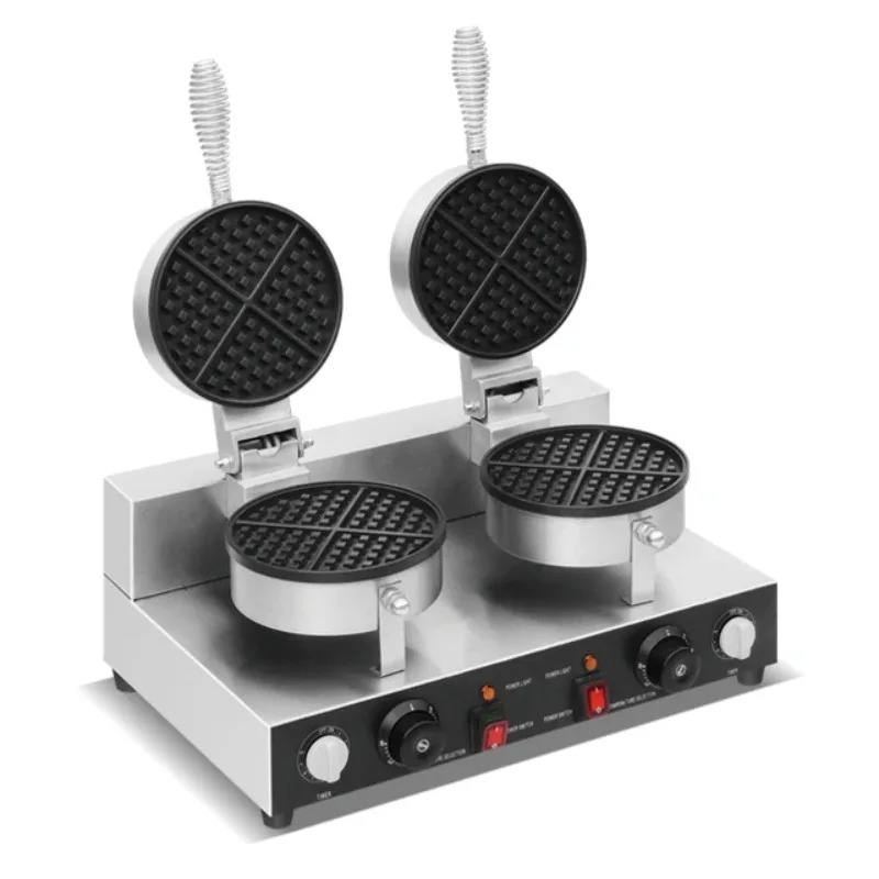 Non-Stick Snack Dessert Hot Dog Cone Baker Commercial Multi-Functional  Waffle Maker
