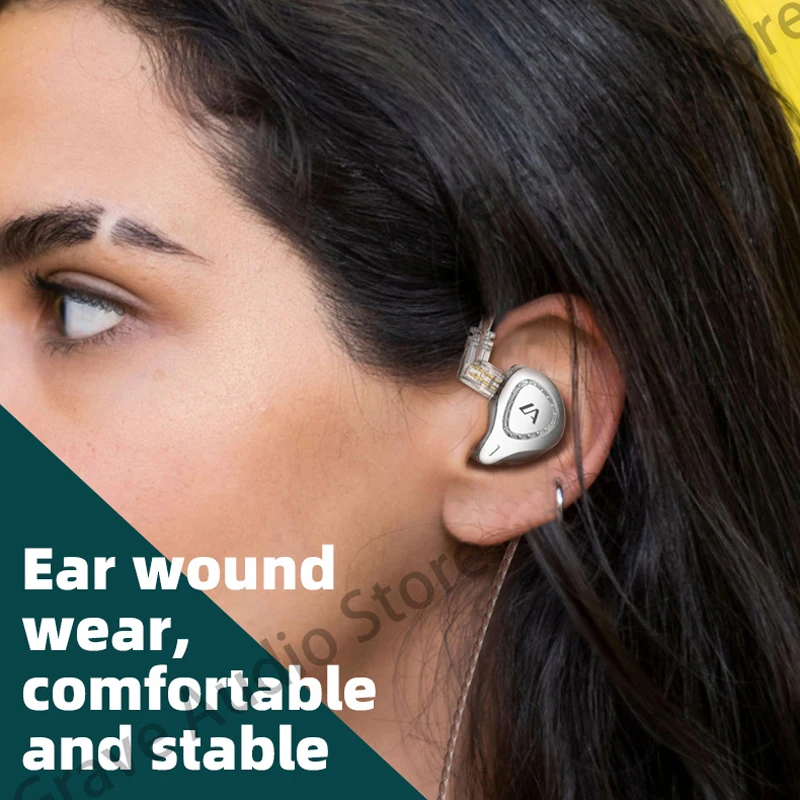 لافيالأذن LE1 HIFI ديناميكية داخل الأذن سماعات الأذن المهنية المرحلة رصد سماعات مع كابل انفصال 2pin 0.78 مللي متر