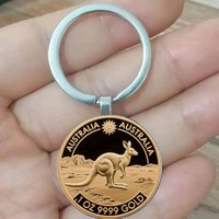 Australian Kangaroo Keychain - Zinc Alloy Jumping Kangaroo - Birthday, Father's Day/Mother's Day, Christmas Gifts - Exclusive fo
