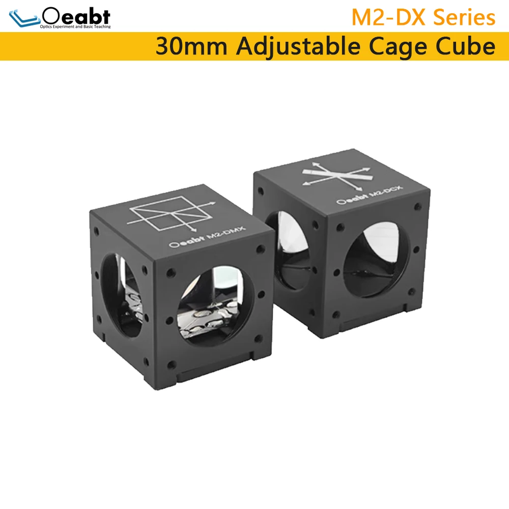 

M2-DX Series 30mm Adjustable Cage Cube Tilt Deflection Semi-Reflective Prism Optical Cage Installation