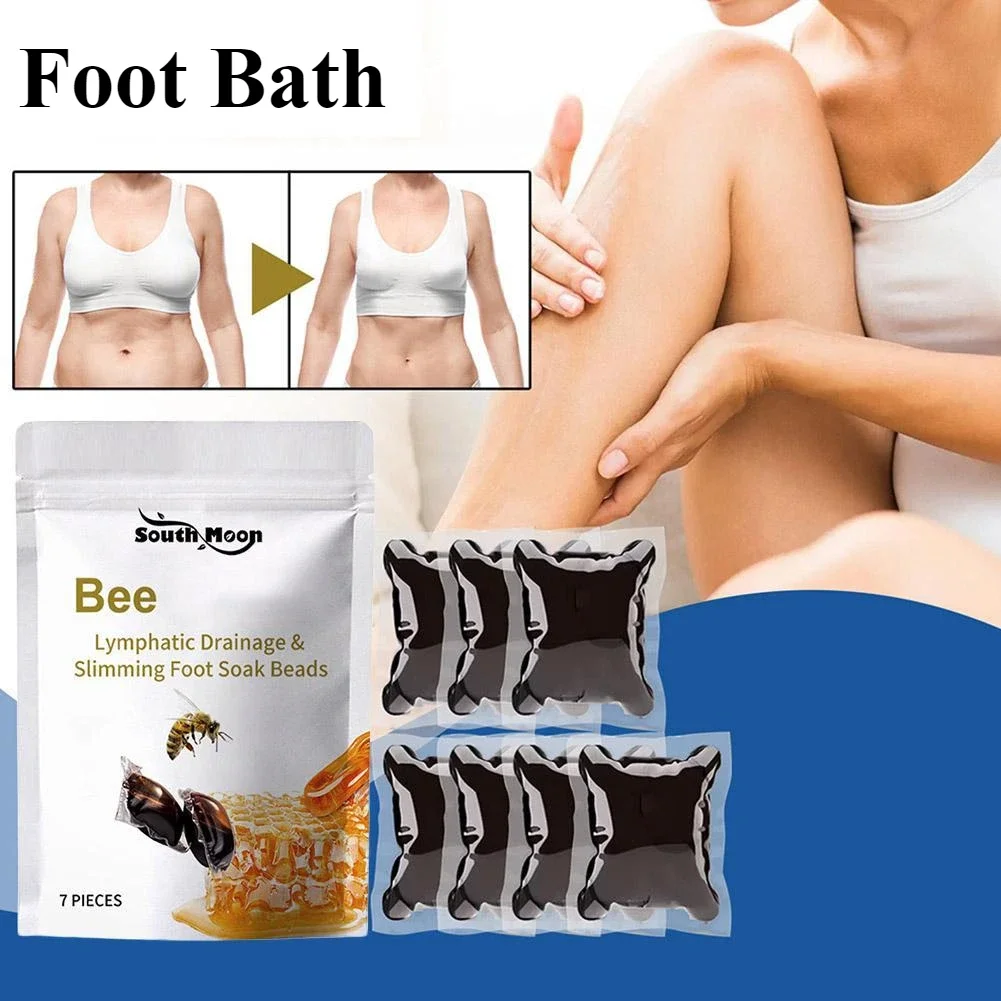 Abelha pé banho pacote emagrecimento pé embeber contas naturais de ervas pés banho corpo desintoxicação cuidados embeber pés corpo produto saúde