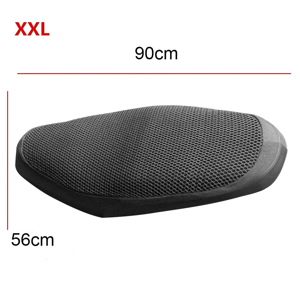 Funda de asiento de malla 3D transpirable para motocicleta, cubierta de cojín para bicicleta eléctrica, Scooter de verano