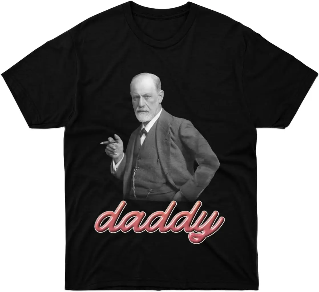 T-Shirt Sigmund Boy Freud Girl Daddy Sleeve Psyhology Friend Design Women Gift for Men Family Unisex Multicoloured