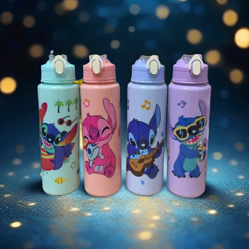 

800 мл стежка мультяшная чашка для воды портативная пластиковая большая емкость аниме фигурка прозрачная спортивная бутылка для воды на открытом воздухе праздничный подарок