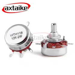5PCS WTH118-1A 2W 470Ω 1K 2K2 3K3 4K7 5K1 5.6K 6K8 10K 22K 33K 47K 100K 220K 470K 560K 1M OHM Potentiometer Adjustable Speed
