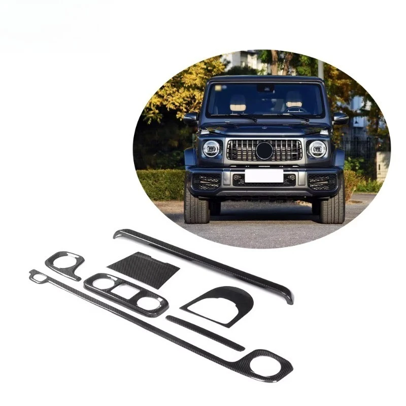 

Autoclave Dry Carbon Fiber Dashboard Panel G55 G63 Interior Trims for Mercedes Benz G-Class G500 G550 G55 G63 for AMG 2019
