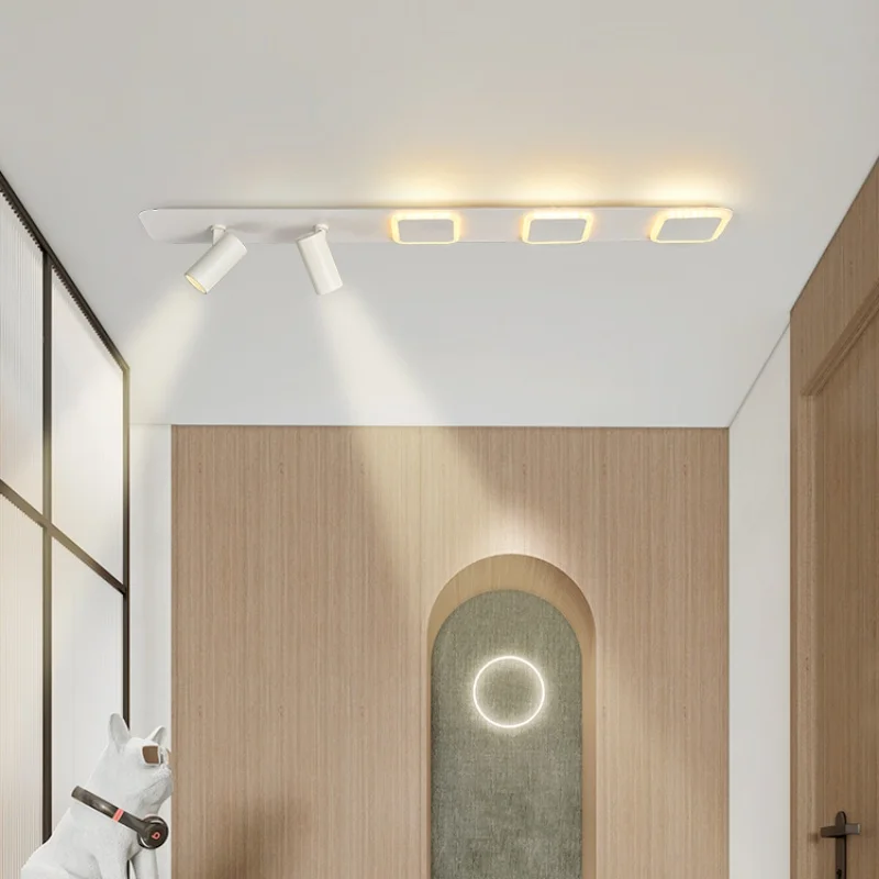 Minimalist Long Strip Track Spotlights for Indoor Ceiling Lighting Corridors Balconies Foyers Cloakrooms Modern Lighting Fixture