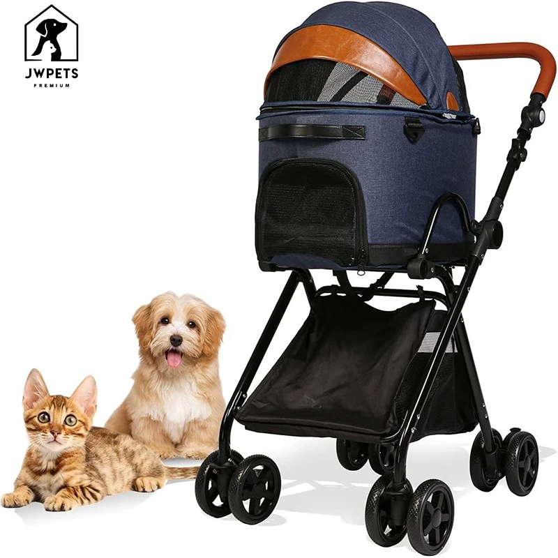 

Luxury Folding Pet Stroller For Medium Dogs Cats