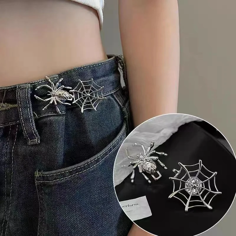 

Spider Web Waist Clasp New Metal Button Detachable Waist Clasp Tool