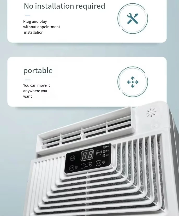 Convenient Mobile air Conditioning Refrigeration and Heating Dual Purpose Small air Conditioning