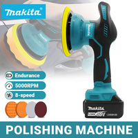 Makita 8 Gears Digital Display Cordless Car Polisher Electric Polisher Auto Car Waxing Polishing Machine For Makita 18V Battery