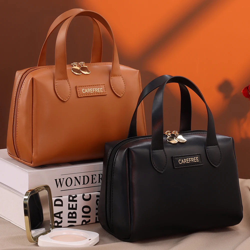 

Hot French Style Small Beiying Portable Makeup Bag, Multifunctional and High-end Travel Women's Portable Makeup Storage Bag