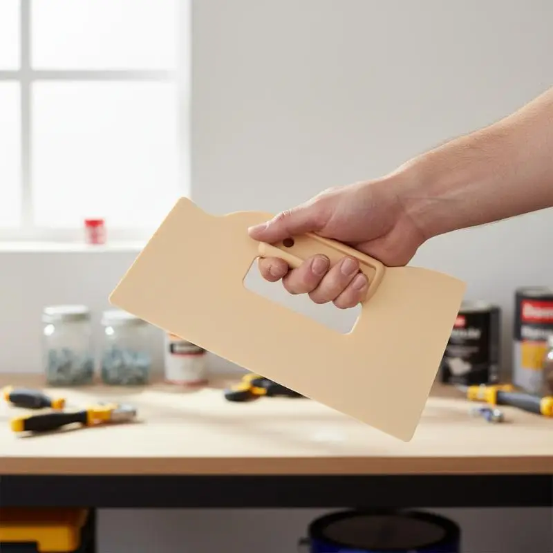 1* Spatule à racloir ergonomique en plastique avec poignée ergonomique, idéale pour réduire la fatigue et offrant d'excellentes performances d'étalement