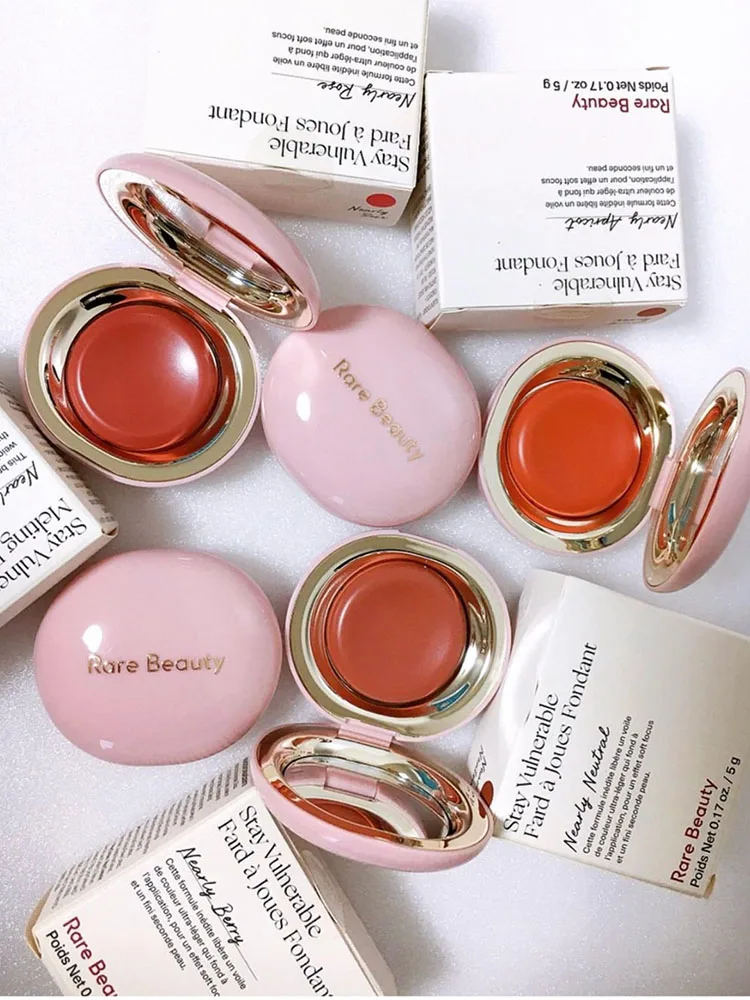 Rare Beauty Rose Neutral Mauve Blush Poeder Draagbare make-up Vloeibare blush Hydraterende Dual-use Waterproof Lip Glaze Plump Smooth - afbeelding 2