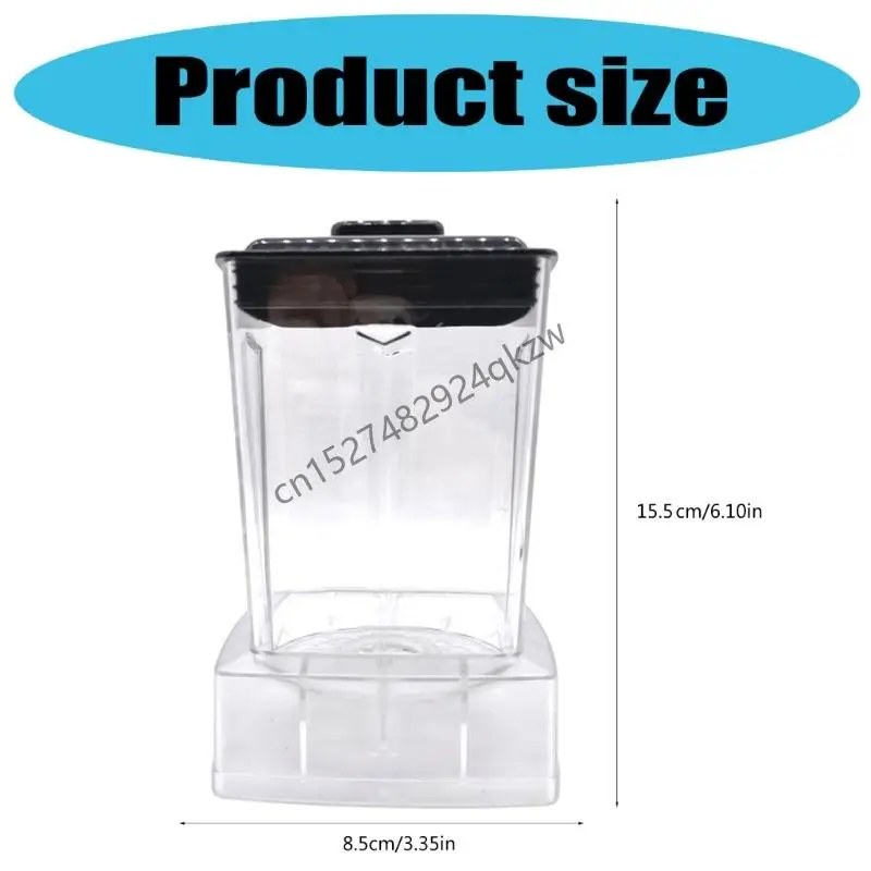 R9CD العملي كوب الخلاط مطحنة مقاومة للحرارة للجوز سحق الحساء خلط الحبوب الجافة الطحن احتواء المطبخ