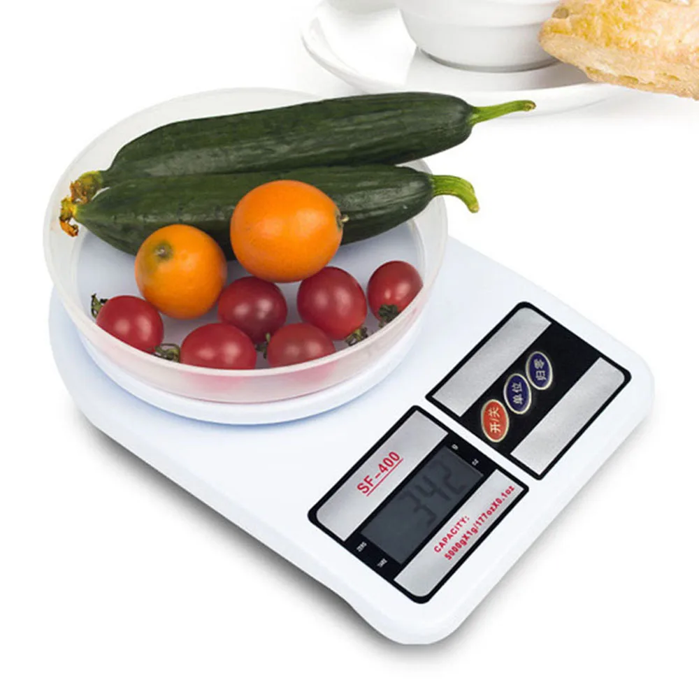 10kg/0.1g Cucina Bilancia Ad Alta Precisione LCD Digitale Alimenti Strumenti di Pesatura Elettronica Accessori Per La Cucina Domestica Gadget