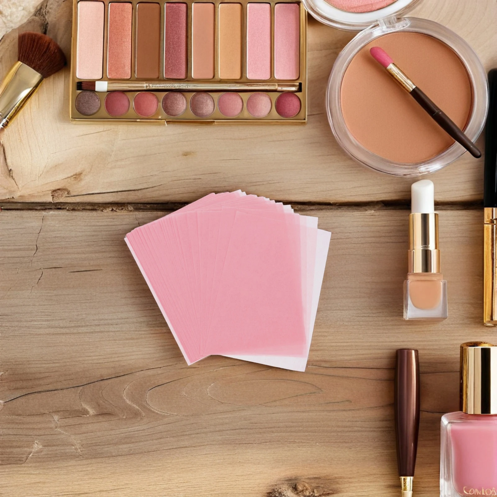 

300pcs Oil Blotting Sheets Facial Oil Absorbing Paper Double Sided Portable Box Aloe Fragrance For Oily Skin Face