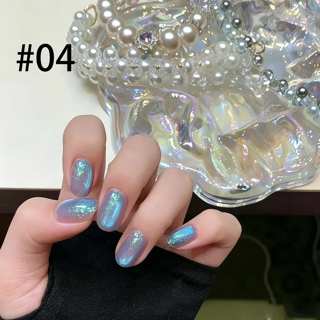 2026 Neue Aufhellende Strobe Pink Erdbeer-Gummibonbons Diamant-Glasperlen Katzenaugen-Gel-Nagellack Rosa Nägel Nagelzubehör – Detail 12