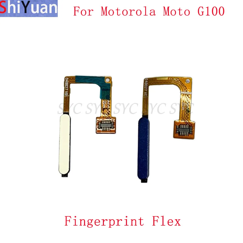 Fingerprint Sensor Button Flex Cable Ribbon For Motorola Moto G100 Touch Sensor Flex Replacement Parts