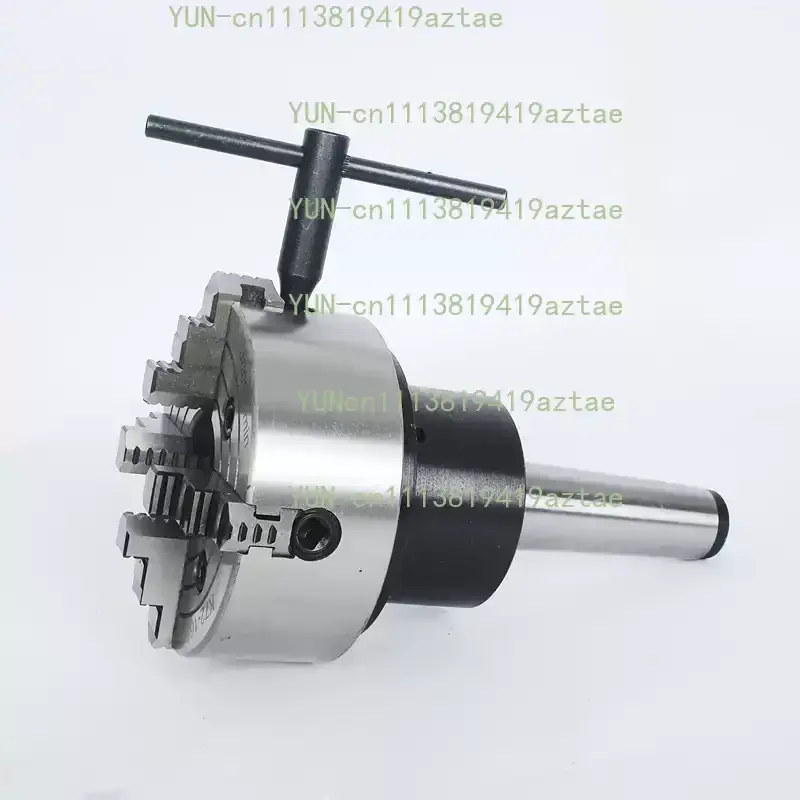 MT4 Taper Shank 3-Jaw 4-Jaw Rotary Chuck Tailstock Fixed Fixture Spare Parts Fit No.5 No.6 Lathe Grinder Metal Turning