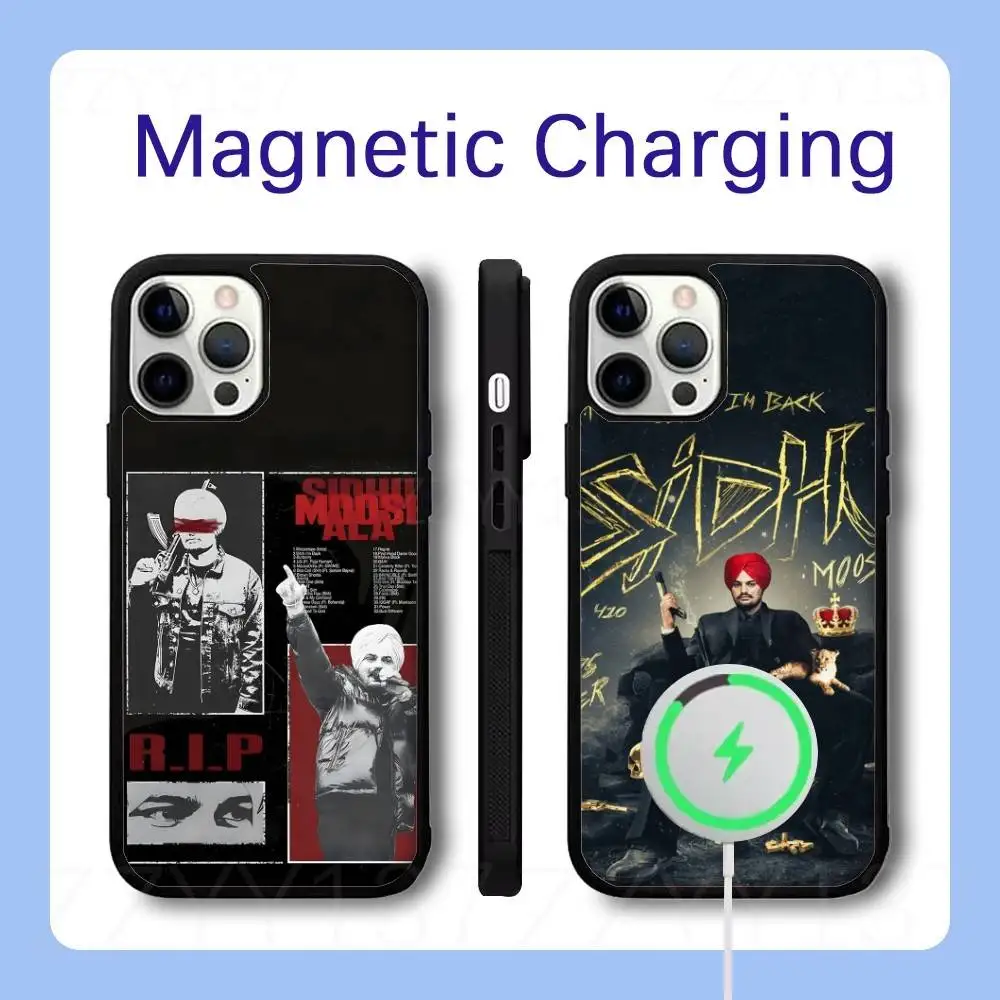 

Sidhu Moose Wala Rapper Phone Case For iPhone 17,16,15,14,13,12,11,Pro,Max,Plus,Air,Mini,SE Magsafe Magnetic Wireless Charging