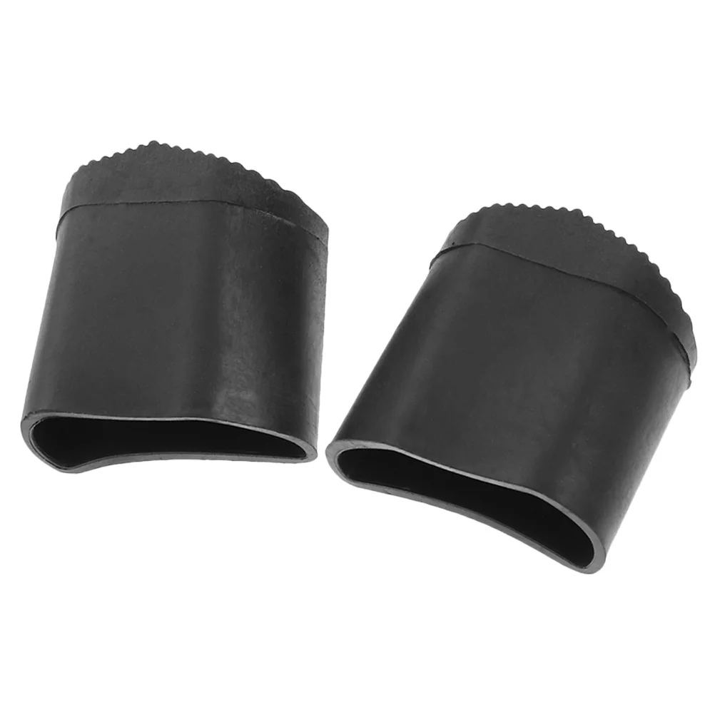 2 قطعة الحصير سلم القدم سيليكون عدم الانزلاق يغطي سميكة دائم درجة سلم حماية الساق استبدال منصات السلامة قبعات مطاطية #2