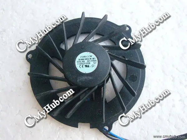 For HP Pavilion dv4000 Series DFB601005M30T FDI9-CCW  DC5V 0.4A 3Wire 3Pin Cooling Fan DFB601005M30T FDI9-CCW 384622-001