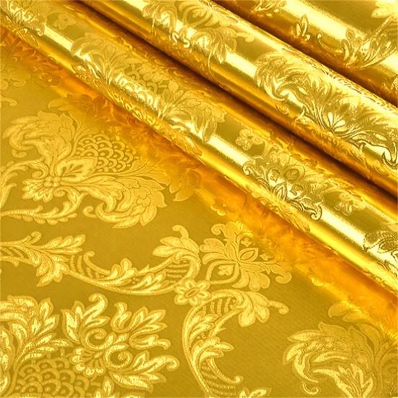 

Золотые и желтые обои, домашний декор, новые самоклеящиеся обои из золотой фольги в китайском стиле, золотые наклейки на стену в европейском стиле, настенное искусство