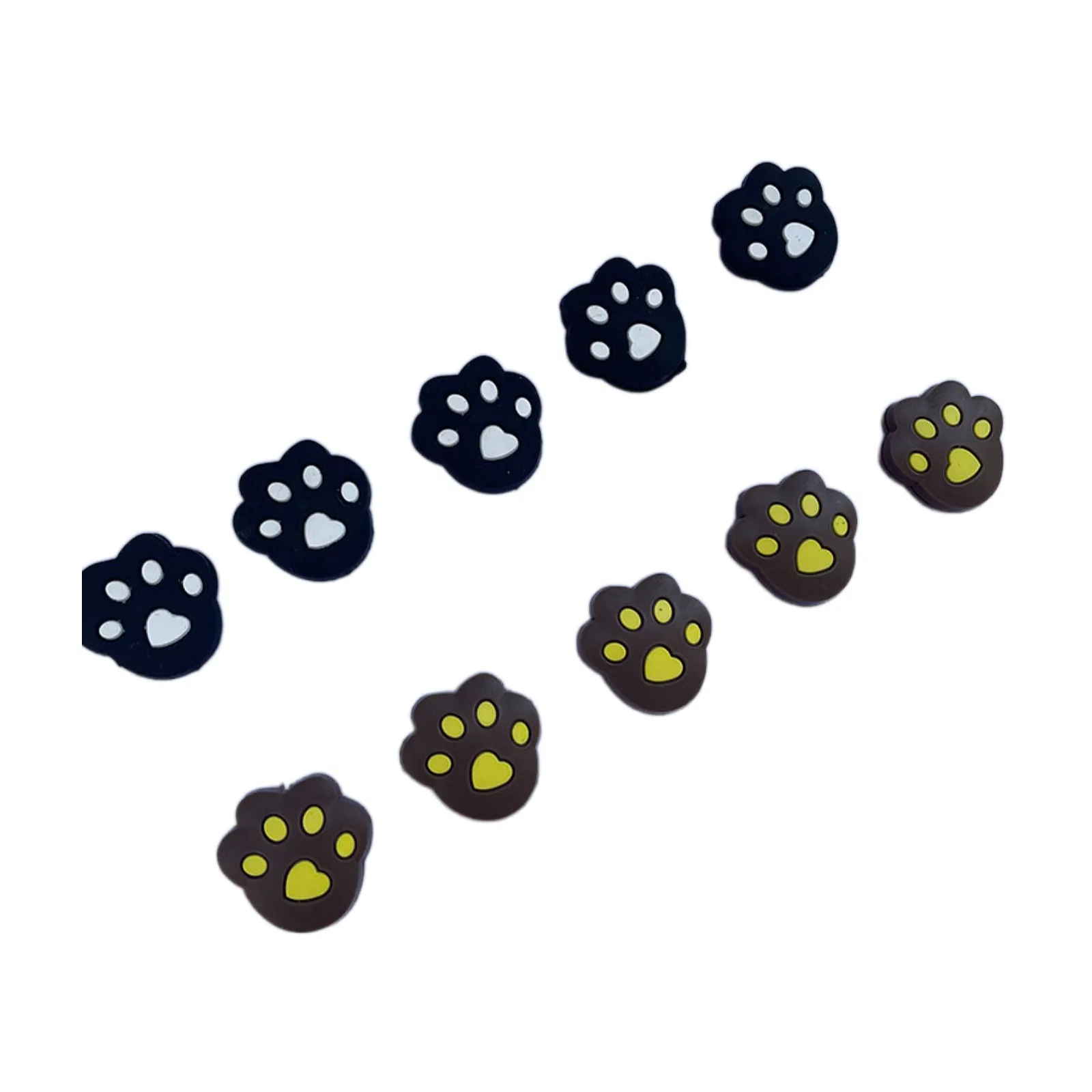 Bear Claw Cartoon Tennis Racket Shock Absorber, Silicone, Anti Vibração, Amortecedor, 2pcs