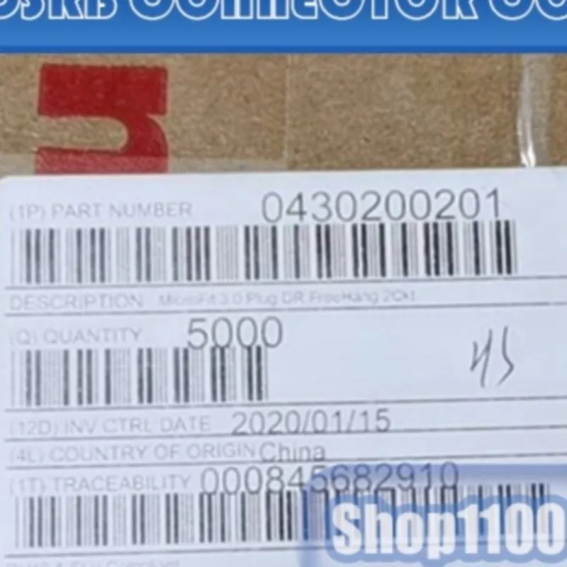 

100 шт./лот 43020-0201 43645-0300 560123-0200 560123-0400 638551-1 64323-1029 64323-1039 разъем новый оригинальный