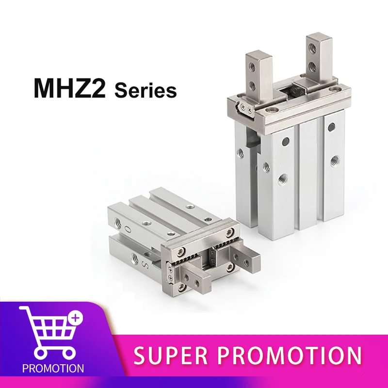 

MHZ2 10D 16D 20D 25D 32D 40D Double Acting Air Gripper Pneumatic Finger Cylinder SMC Type Aluminium Clamps Bore 10-40mm Grab