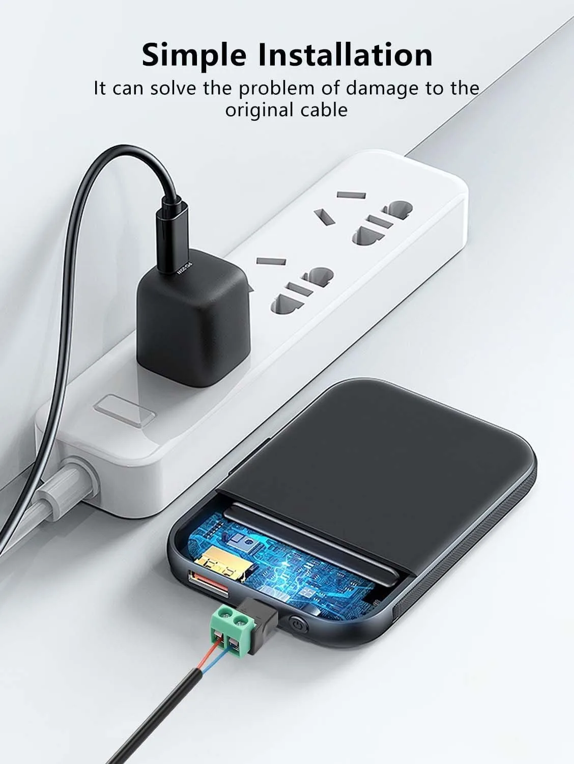 5PCS Terminale a vite a 2 pin per adattatore Micro USB Micro-usb Morsettiera a vite maschio Connettore di ricarica Connettore adattatore collegabile