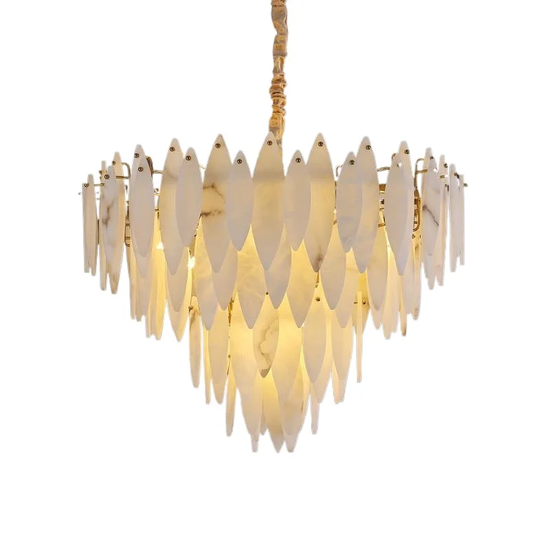 

Marble chandelier modern simple atmosphere dining room bedroom study designer creative lamps