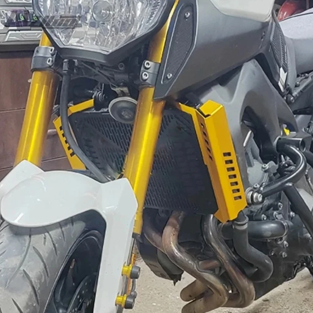 

For Yamaha MT09 MT-09 FZ09 FZ-09 Accessories Radiator Grille Guard Side Protective Cover Grill Protector 2014 2015 2016 2017