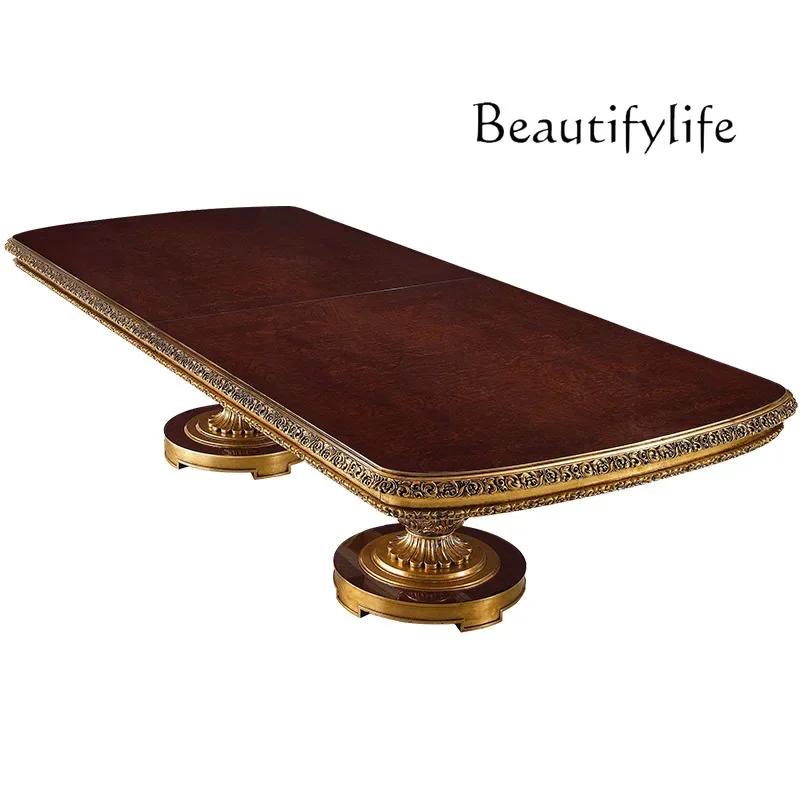 

Обеденный стол и стулья Court French 1.4M, круглый, в европейском стиле, с поворотной столешницей, модель X