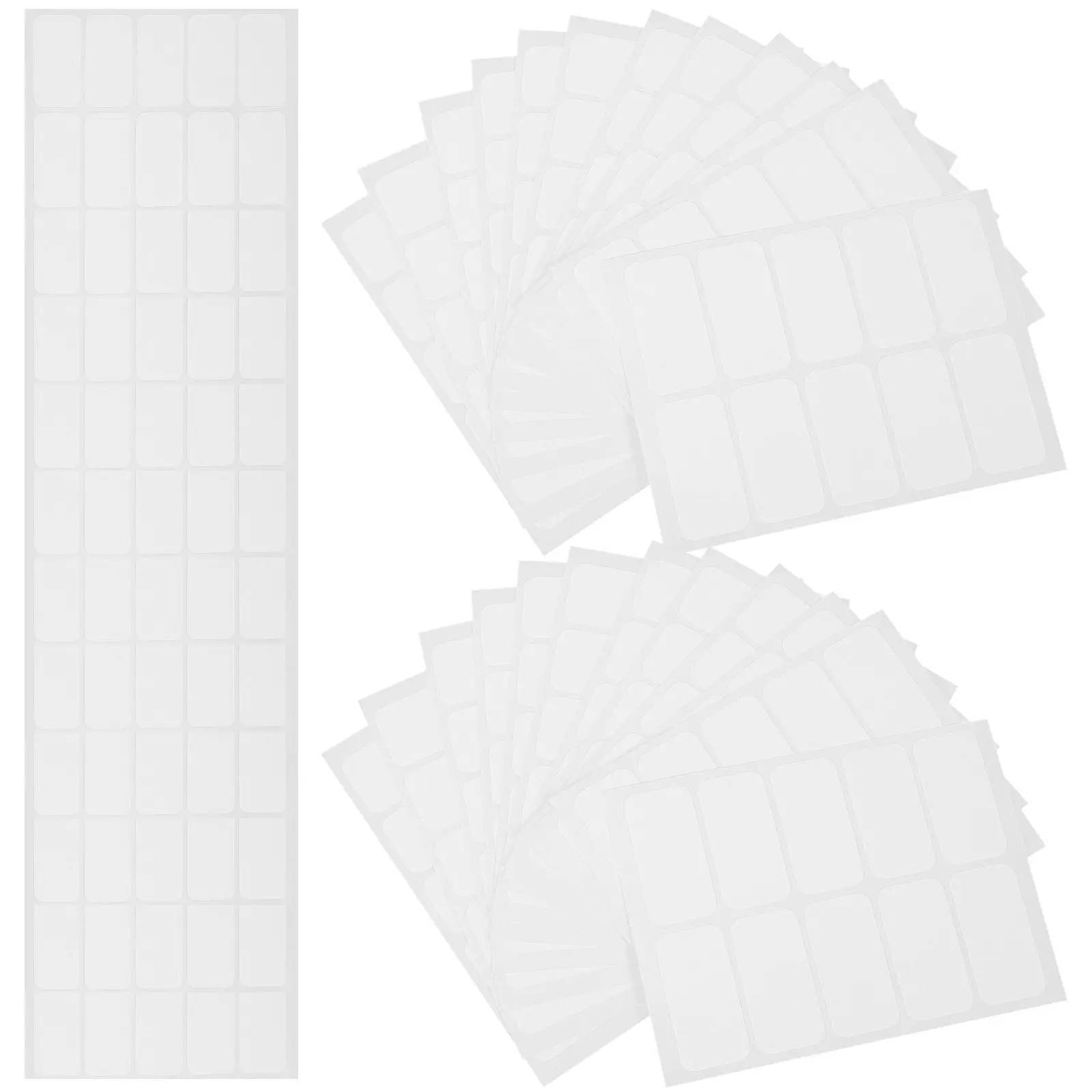 120Pcs Washable Writable Clothing Labels No Iron Fabric Labels for Laundry Room Daycare Nursing Home Garment Accessories