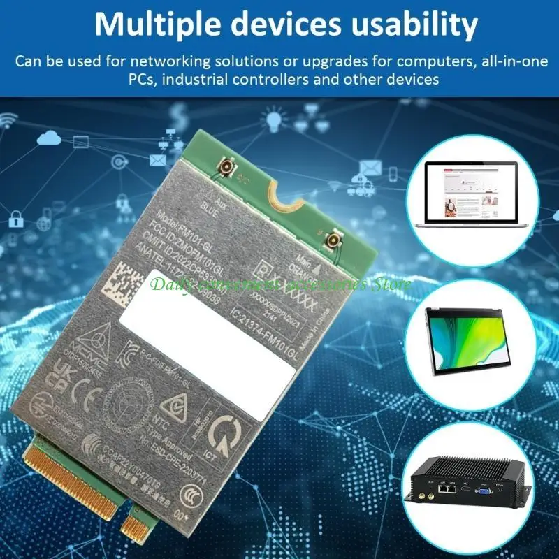 97QB FM101GL 4G Cartão 300Mbps Velocidade Global Frequência Bandas Placa Substituição