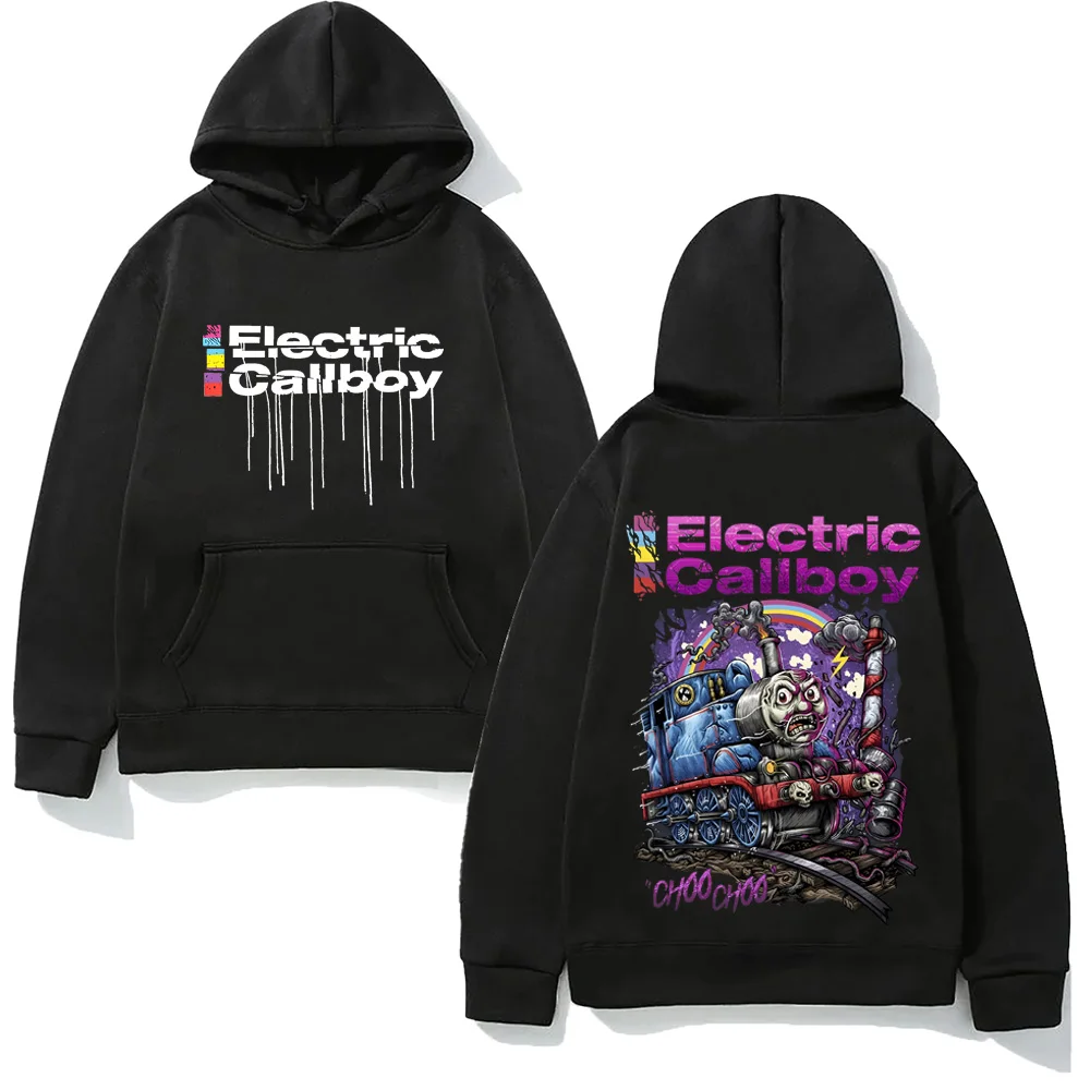 Callboy elétrico moletom com capuz punk 2025 novo álbum moda moletom impressão gráfica grunge roupas sudaderashoody retro de alta qualidade