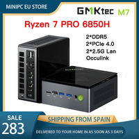 GMKtec M7 Ryzen 7 6850H MINI PC Windows 11 Oculink DDR5 32GB 500GB Nvme SSD WIFI6 BT5.2 2.5G Lan Desktop MINI PC Gamer Computer