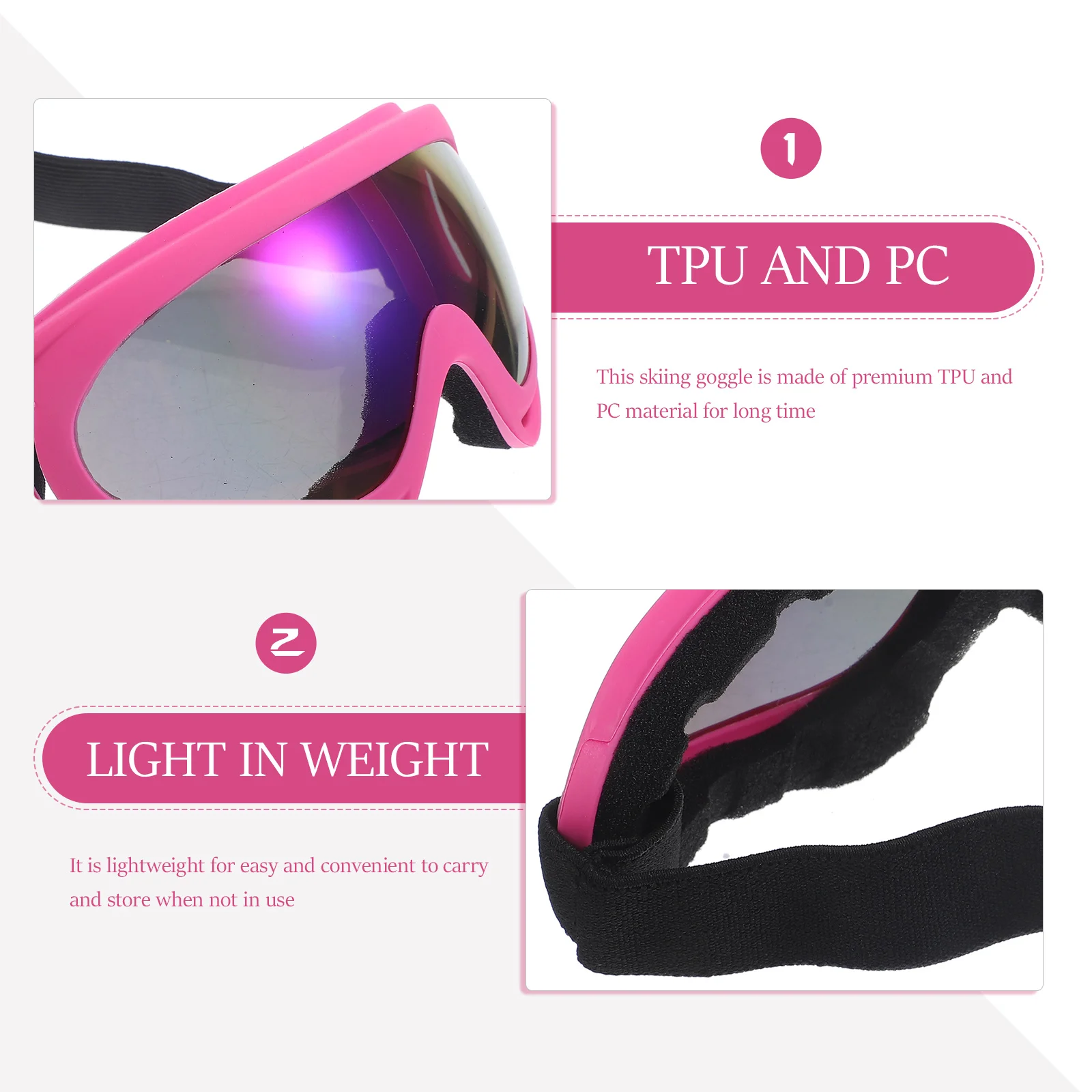 

UV Protection Goggles Outdoor Travel Cycling Eyewear Windproof Characteristic Ski Sports PC Riding Gift Choice