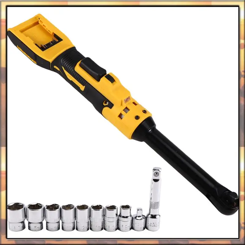 AS59 Uitgebreide Elektrische Ratelsleutel 3/8Inch Verwijdering Schroef Moer 220N.M Accuschroevendraaier Power Tools Voor 20V Batterij